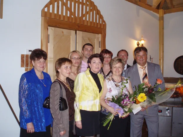 Kolektív RRC- jedna z osláv životného jubilea-vrchná sestra Olinka Hudáková